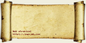 Jovana Radojević vizit kartica